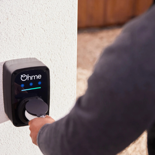 Energize EV charger installation Edinburgh Ohme