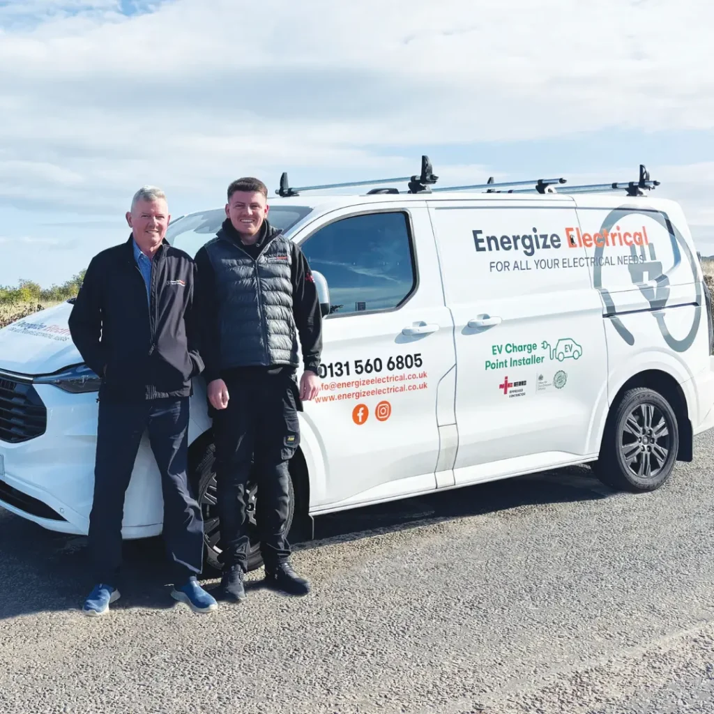Neil and Campbell from Energize Electrical